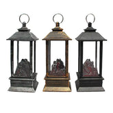 0709BA 10/5/3/1PCS Vintage Desk Lantern Lamp Electronic Led Lamp Decorative Fireplace Lamp Christmas Halloween Atmosphere Decor Home De